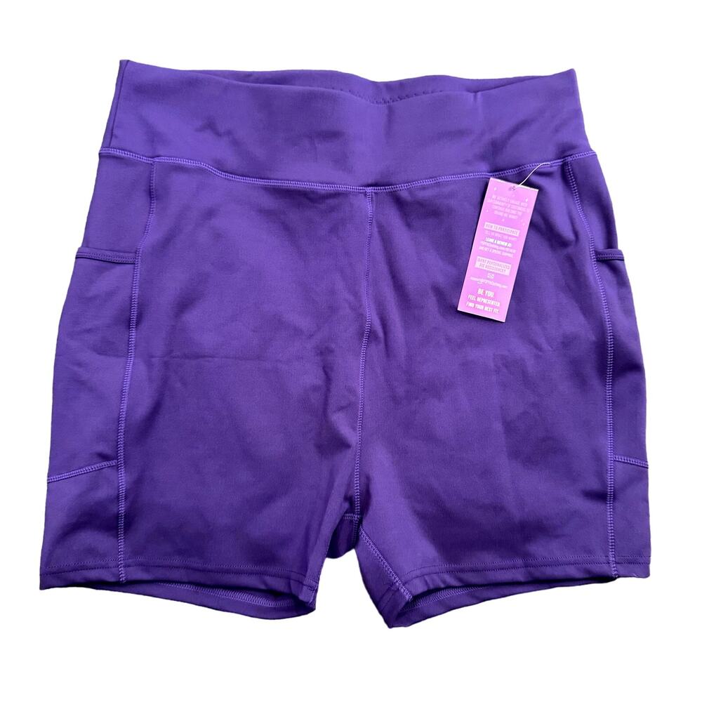 Pop Fit Clothing Shorts in Purple, Size 3XL